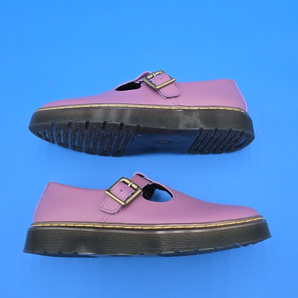 New Dr. Martens Zavala Mary Jane's Purple Women's Size 8 - Picture 8 of 10
